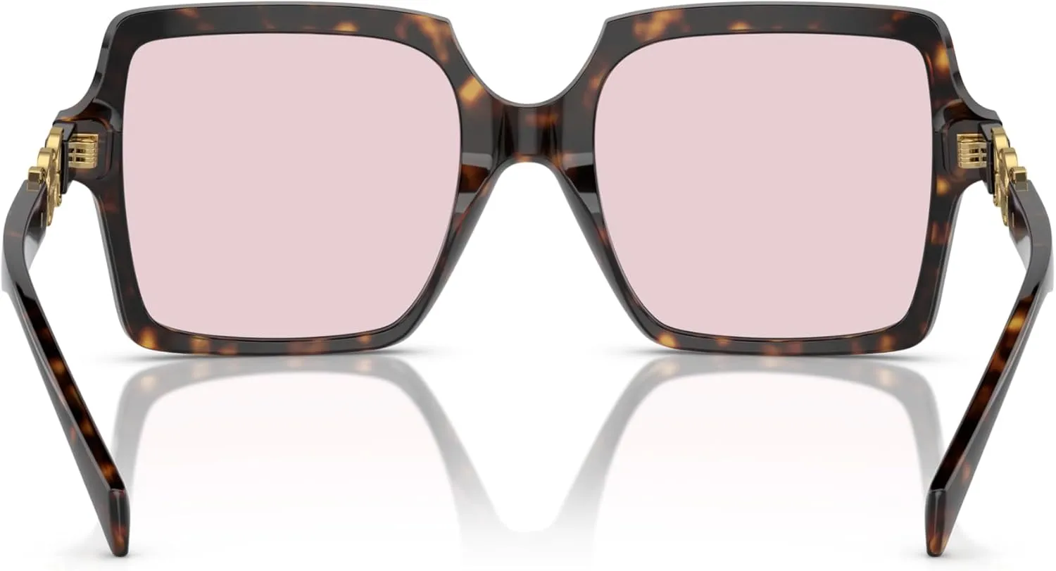 Versace Woman Sunglasses Black Frame, Dark Grey Lenses, 55MM