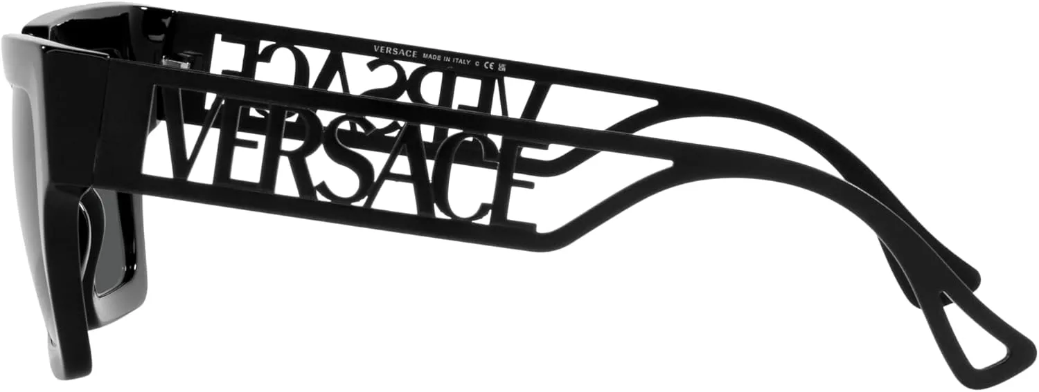 Versace Woman Sunglasses White Frame, Dark Grey Lenses, 50MM