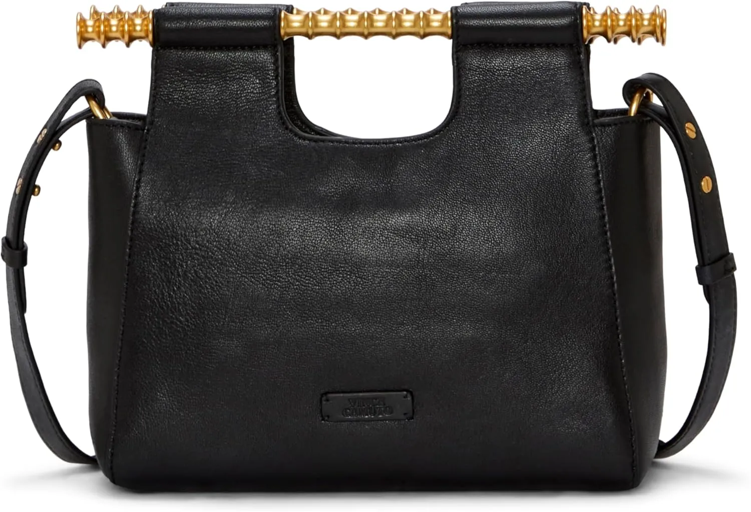 Vince Camuto Womens Noemy Fringe Leather Satchel Handbag