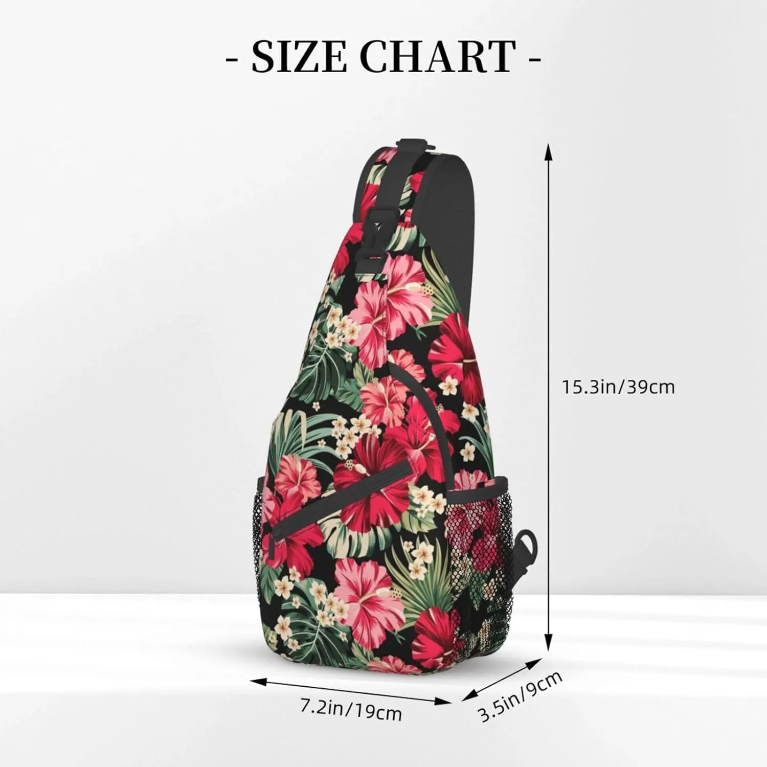 Vintage Elephant Sling Backpack Unisex Crossbody Chest Bag Shoulder Chest Bag For Women Men Hiking Travel
