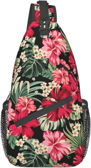 Vintage Elephant Sling Backpack Unisex Crossbody Chest Bag Shoulder Chest Bag For Women Men Hiking Travel