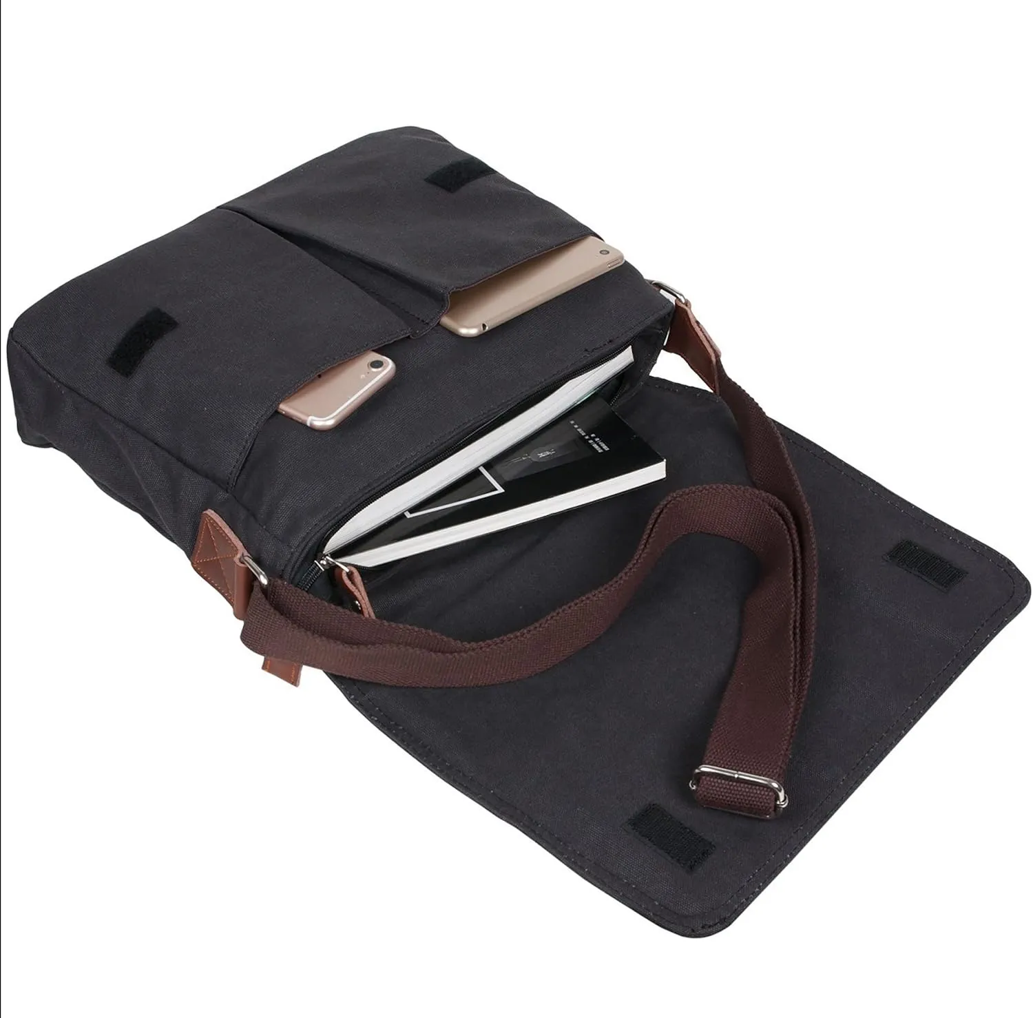 Vintage Men's Canvas Messenger Bag Laptop Shoulder Satchel Crossbody Bag