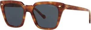 Vogue Eyewear Man Sunglasses Black Frame, Dark Grey Lenses, 50MM