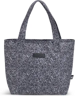VOLCOM Upperclass Lunchkit Insulataed Lunch Tote Bag, Black/White