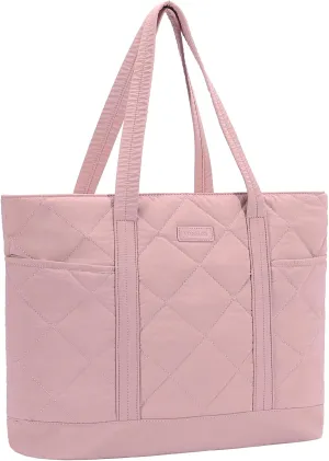 VX VONXURY Tote Bag for Women,Puffer Handbag with Multi Pockets Large Quilted Shoulder Bag For Daily Travel