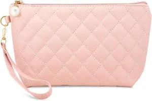 Wallet with strap wristlet purses for women Quilted Envelope Clutch Black clutch purses for women Black Evening Bag