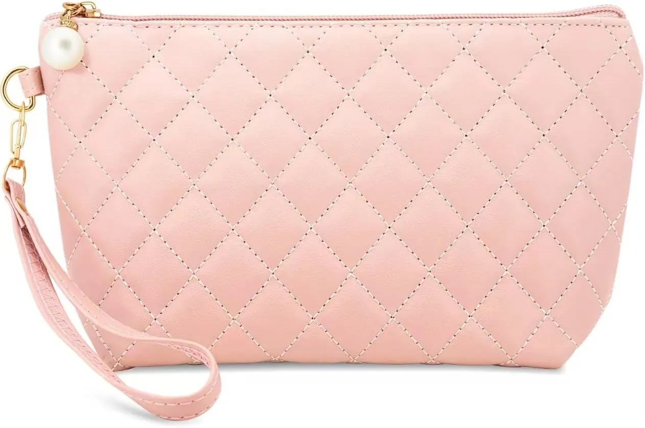 Wallet with strap wristlet purses for women Quilted Envelope Clutch Black clutch purses for women Black Evening Bag