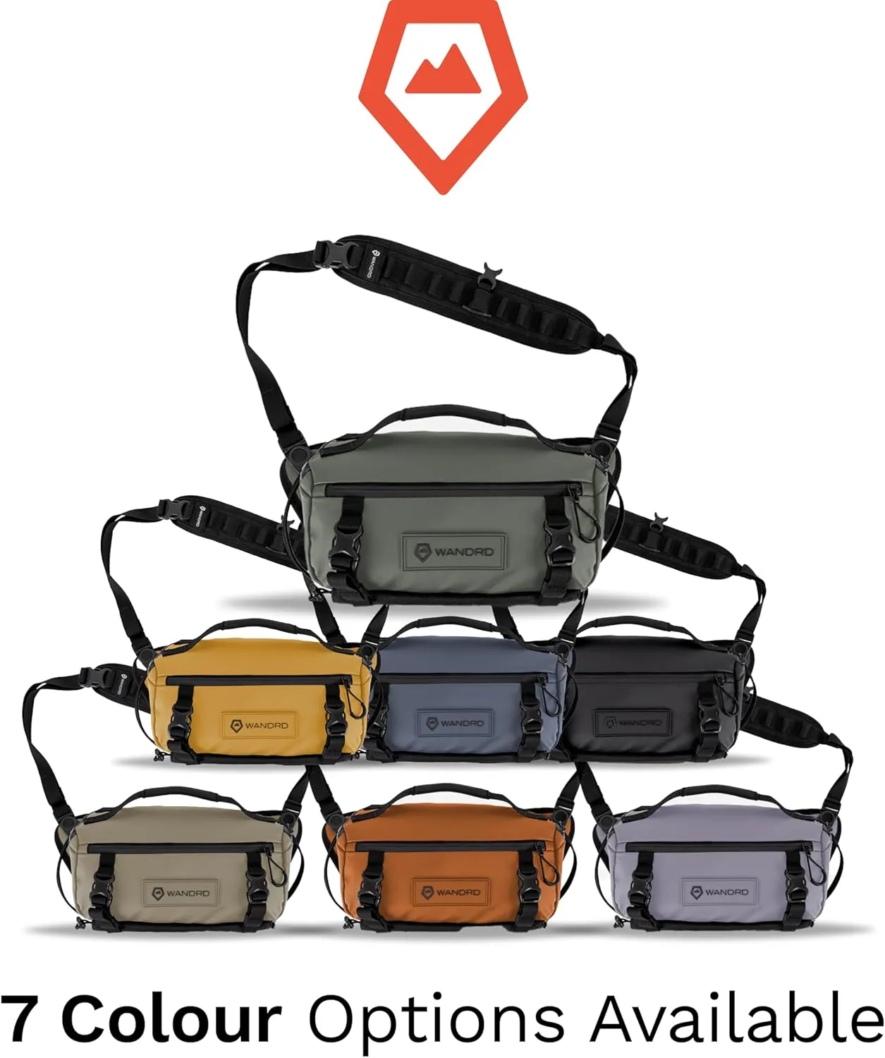 WANDRD ROGUE Sling: Compact Camera Sling and Crossbody Bag with Fast Access, 3-Way Carry– Lightweight Everyday Bag Great for Travel, Photography, and Daily Use (Black)