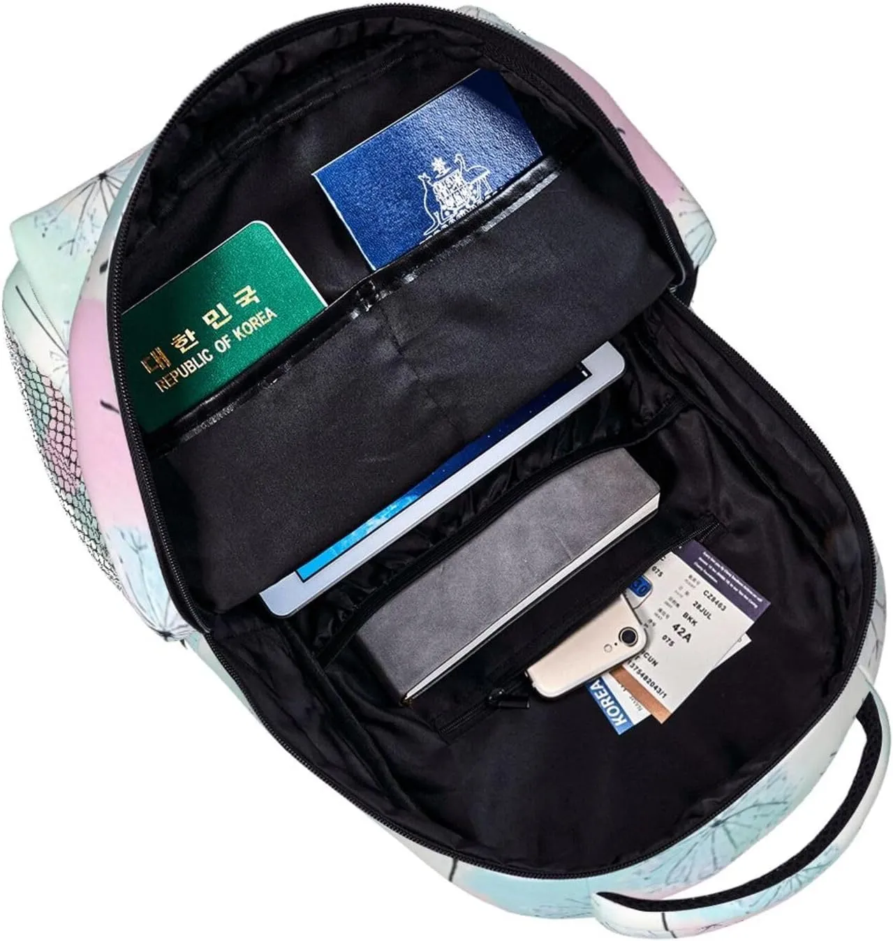 Watercolor Dandelion Adult Backpacks 15 Inch Laptop Backpack Travel Bag for Men Women Gifts