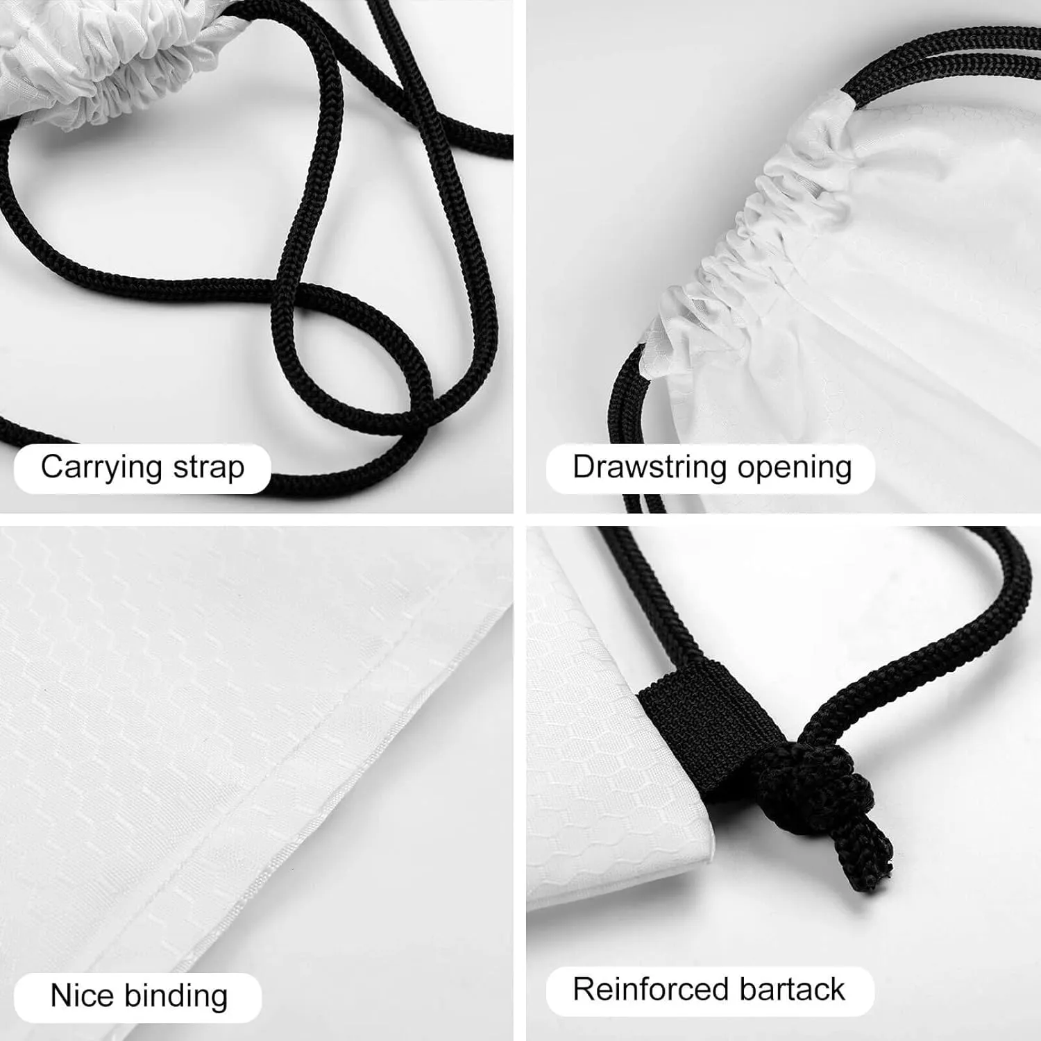 Waterproof Drawstring Bag Handbags, Goth Gothic Skull Mushroom Magic Witch Witchy Gym Bag Sackpack Sports Backpack for Men Women, Large Capacity Shoulder Bags with Strap
