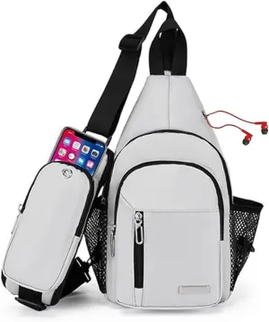Waterproof Sling Backpack Crossbody Sling Bag, Cross Bag Adjustable Travel Hiking Essentials Casual Daypack Multipurpose Chest Bag Purse for Women Men