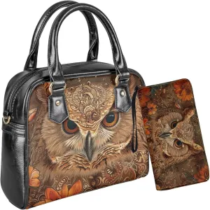 Waterproof Wallet and Purse Set Womens Satchel Purses and Handbags Top Handle Bag for Shopping