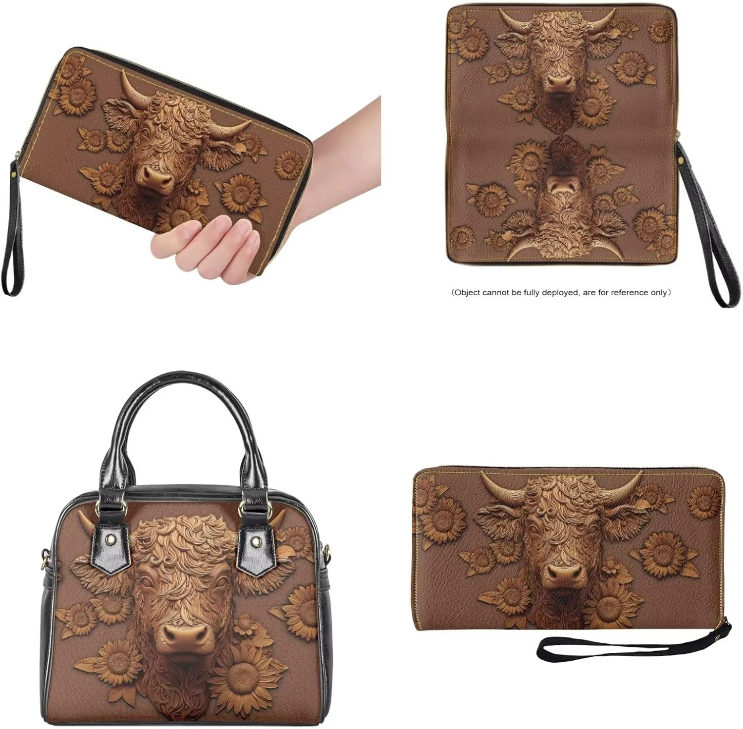 Waterproof Wallet and Purse Set Womens Satchel Purses and Handbags Top Handle Bag for Shopping