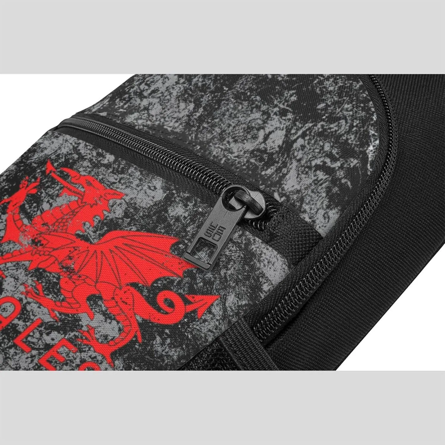Welsh-Flag-Rugby-Red-Dragon-of-Wales- Sling Bag Crossbody Backpack Shoulder Casual Daypack Bags for Men Women