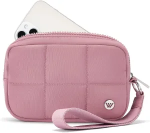 WESTBRONCO Puffer Tote Bags for Women Nylon Shoulder Bag, Quilted Wristlet Wallets for Women