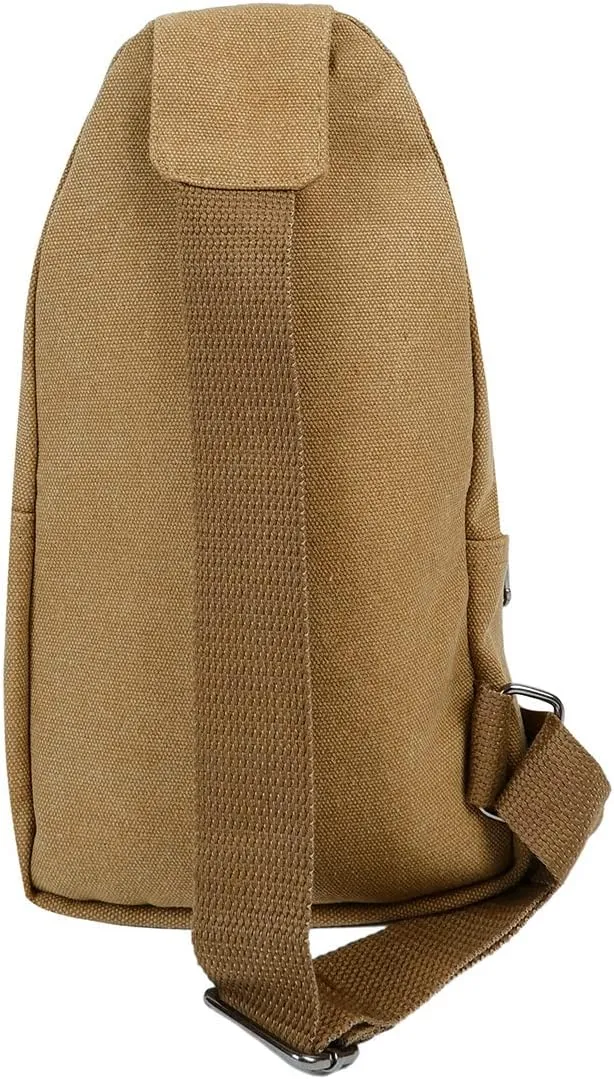 WESTEND Crossbody Canvas Sling Bag with Adjustable Strap-Travel Small Daypack