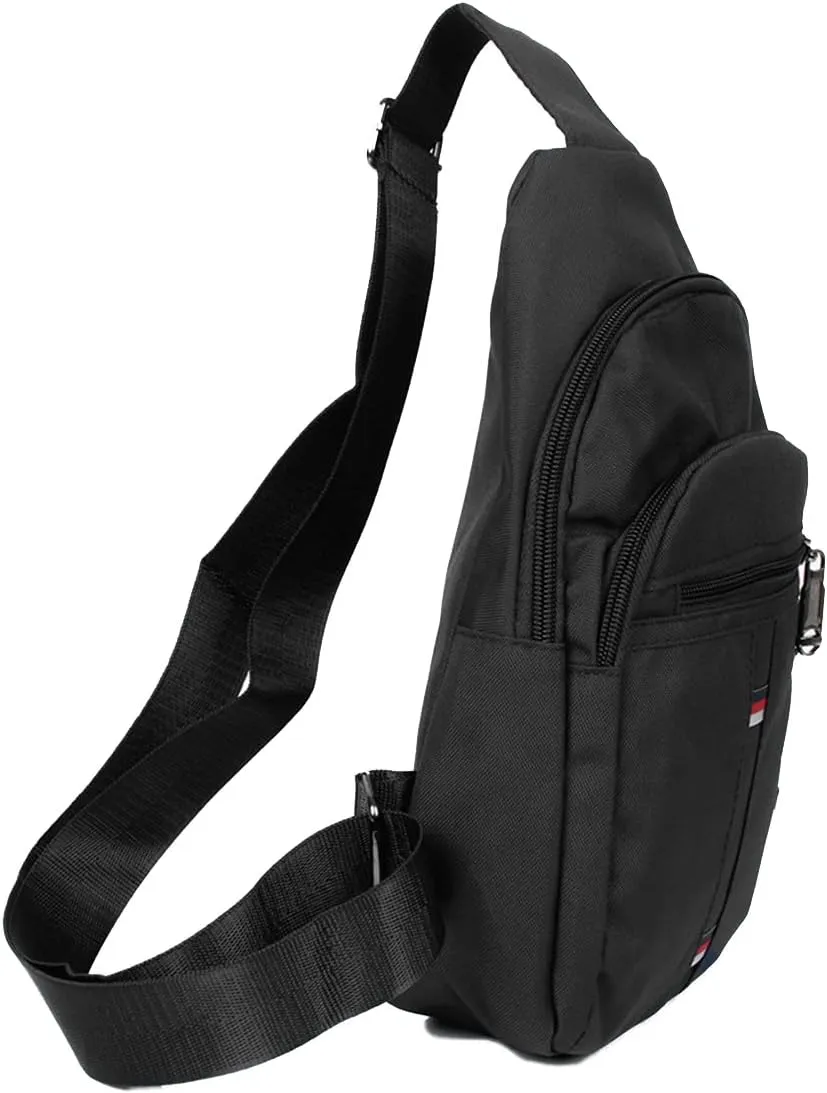 WESTEND Crossbody Canvas Sling Bag with Adjustable Strap-Travel Small Daypack