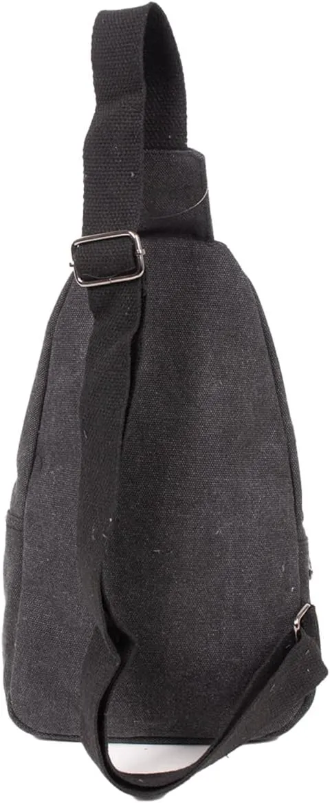 WESTEND Crossbody Canvas Sling Bag with Adjustable Strap-Travel Small Daypack