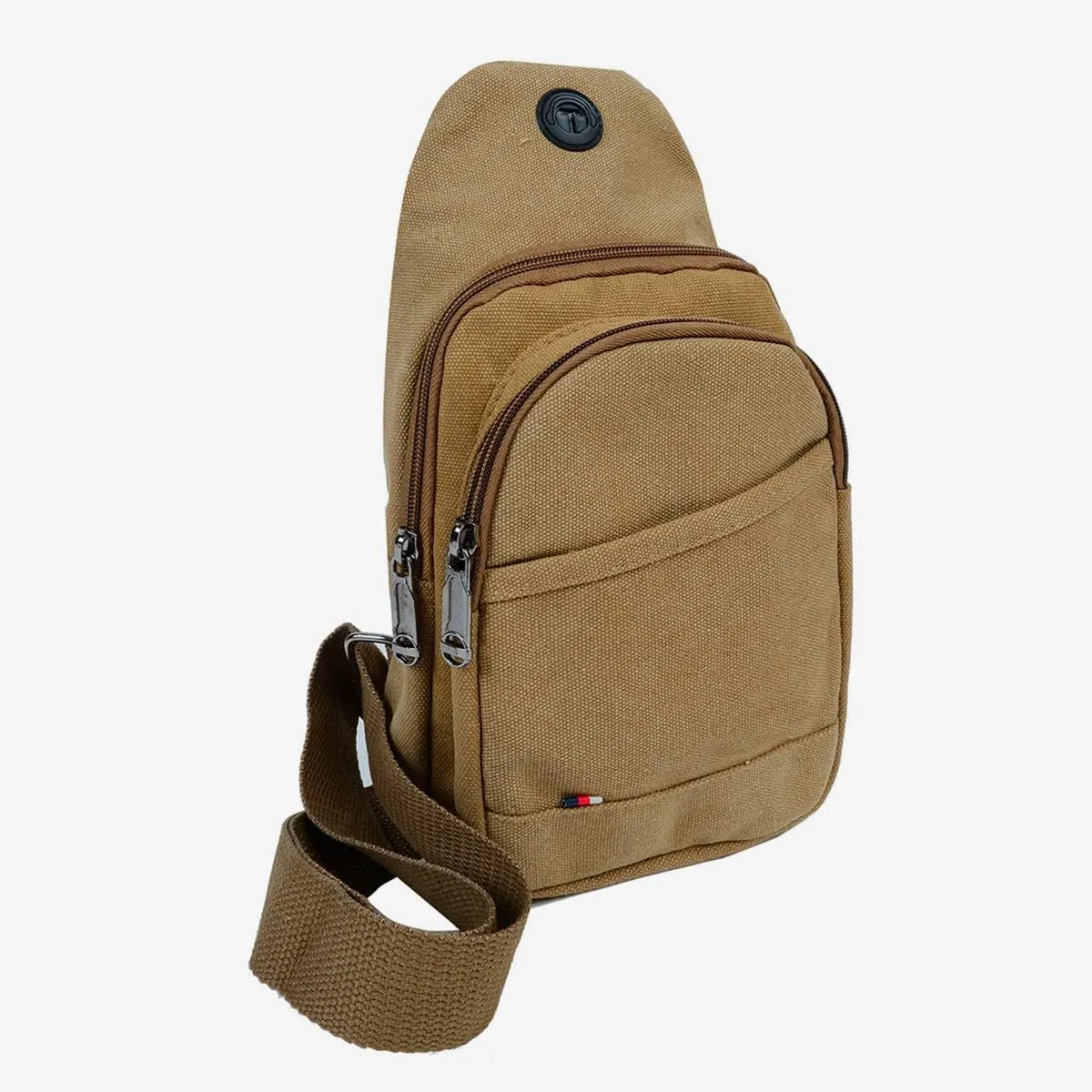 WESTEND Crossbody Canvas Sling Bag with Adjustable Strap-Travel Small Daypack