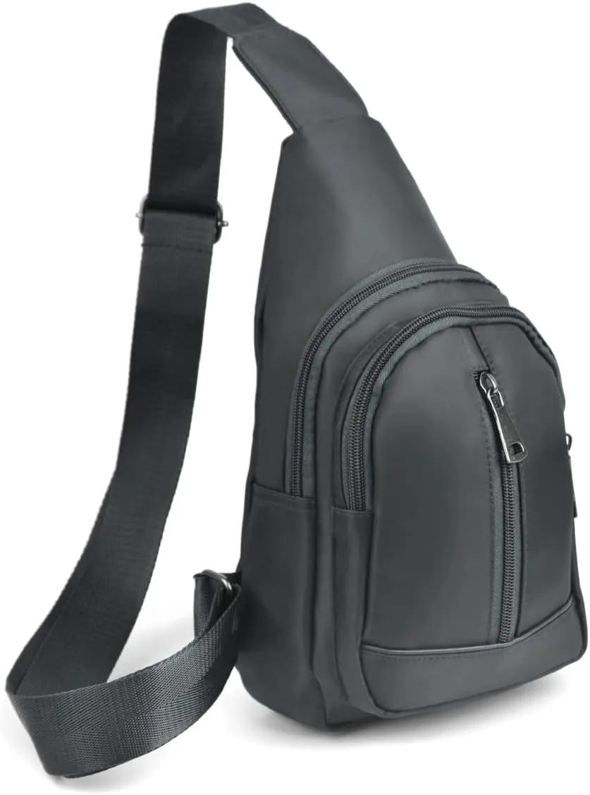 WESTEND Crossbody Nylon Sling Bag Daypack with Adjustable Strap-Small Travel Bag