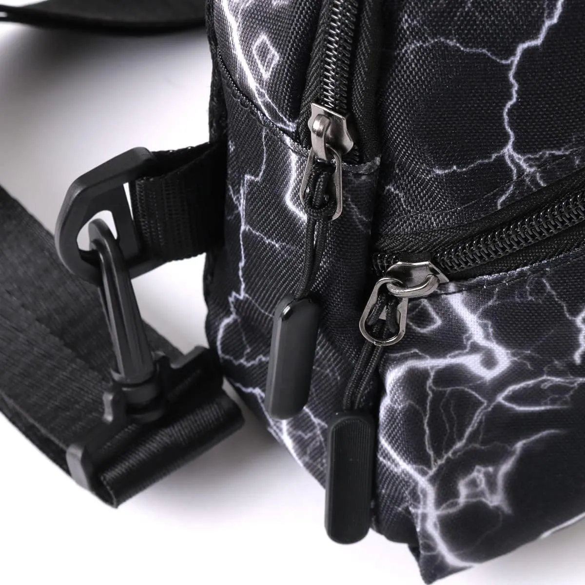 WESTEND Novelty Crossbody Sling Bag Backpack with Adjustable Strap for Men and Women, Lighting