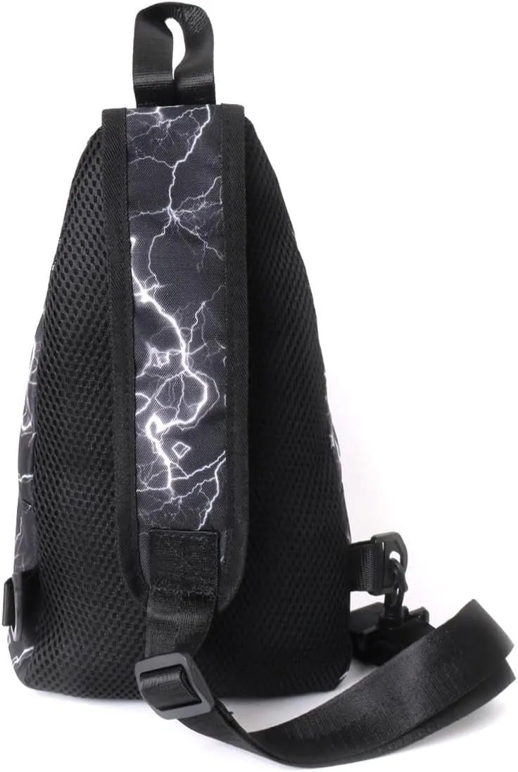 WESTEND Novelty Crossbody Sling Bag Backpack with Adjustable Strap for Men and Women, Lighting