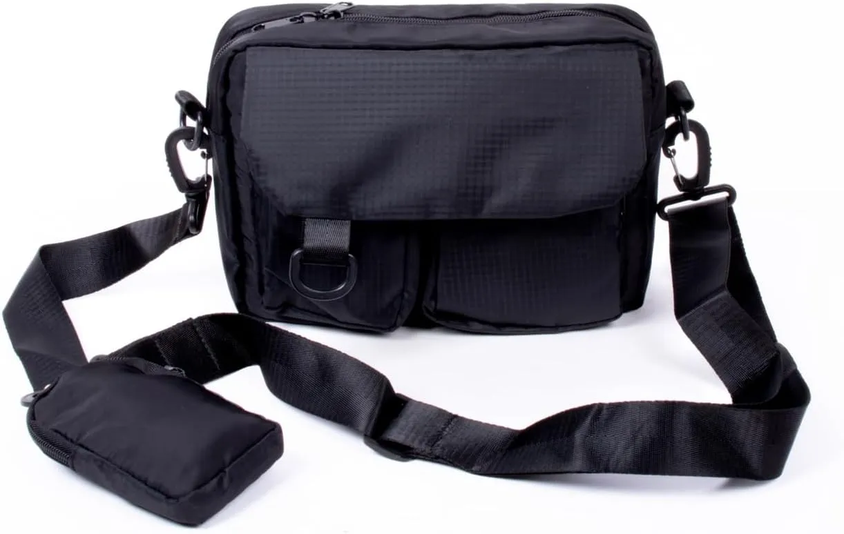 WESTEND Nylon Messenger Bags for Men and Women - Crossbody sling bags with Zipper Pockets