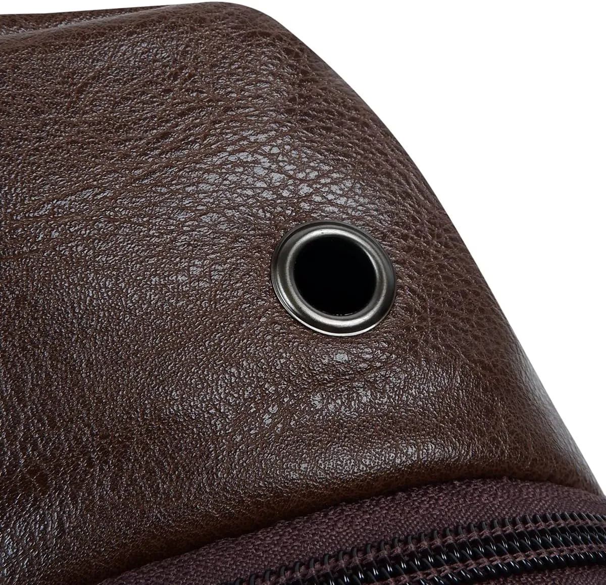 WESTEND Small Crossbody Leather Sling Bag with Adjustable Strap - Travel Small Daypack