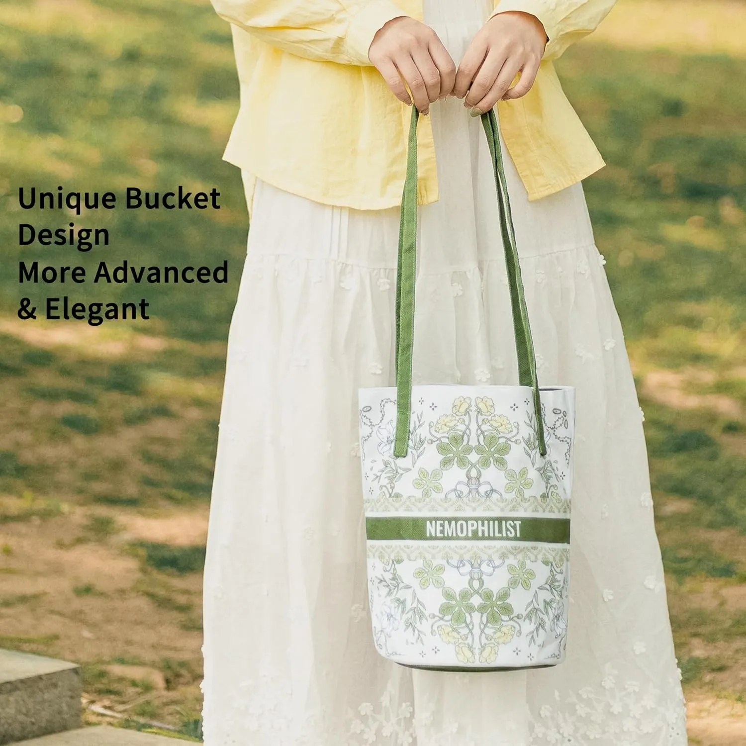 Women Canvas Tote Handbags Bucket Bag Purses for Women Trendy Shoulder Bag Canvas Handbag satchel Bag Spring