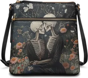 Women Crossbody Shoulder Bag Leather Satchel Purse Hobo Bag with Shoulder Strap for Travel Daily Use