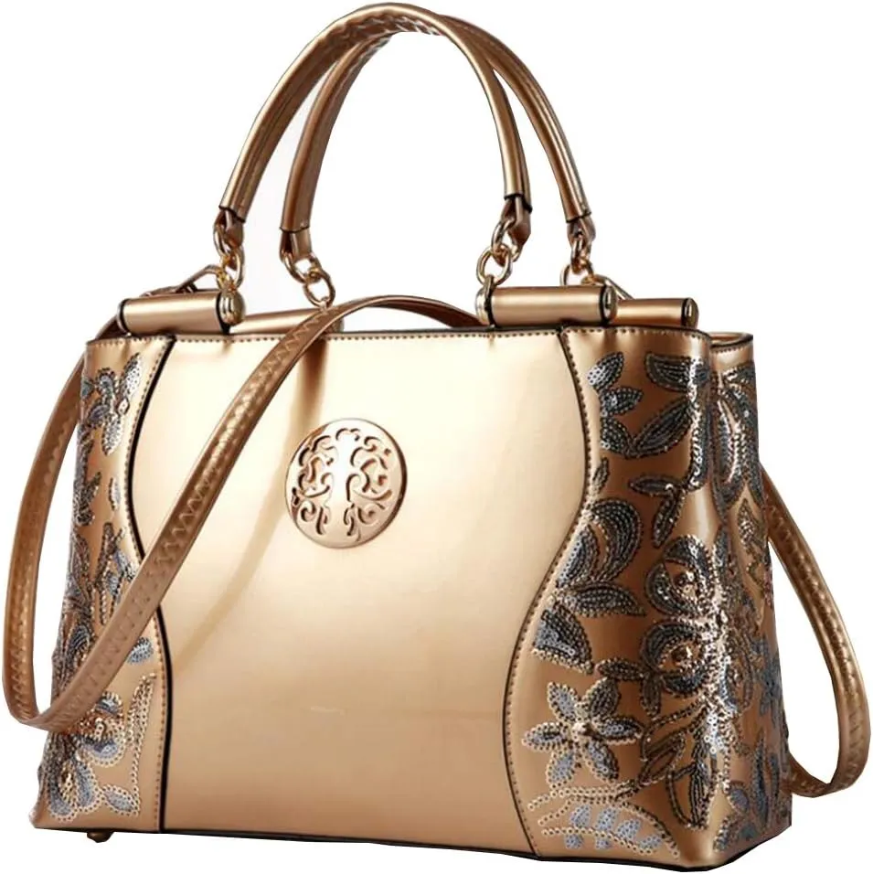 Women Embroidery bag Handbags Top-handle Tote Bags Satchel Shoulder Bags Womens Purses