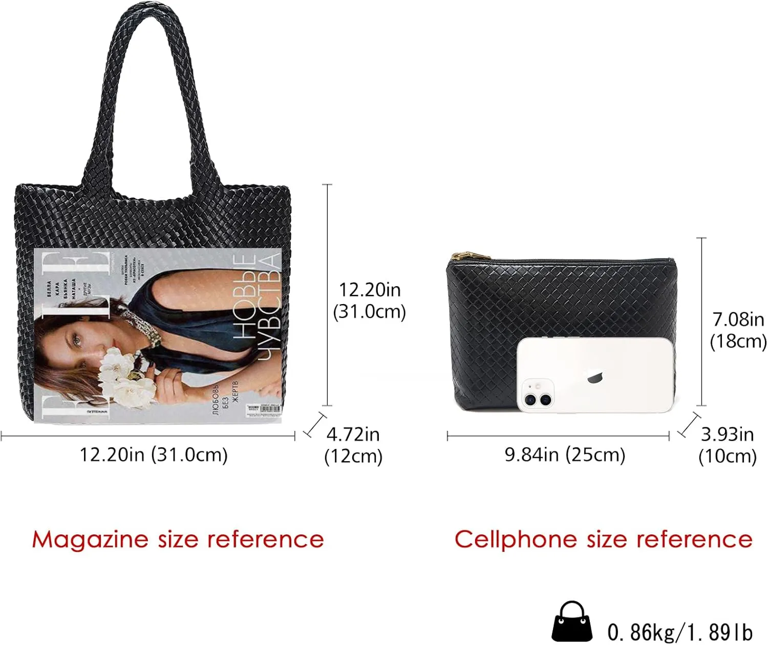 Women Genuine Leather Handbag for Women Large Work Tote Bag with Top Handle Purse Satchel Shoulder Bag for Women