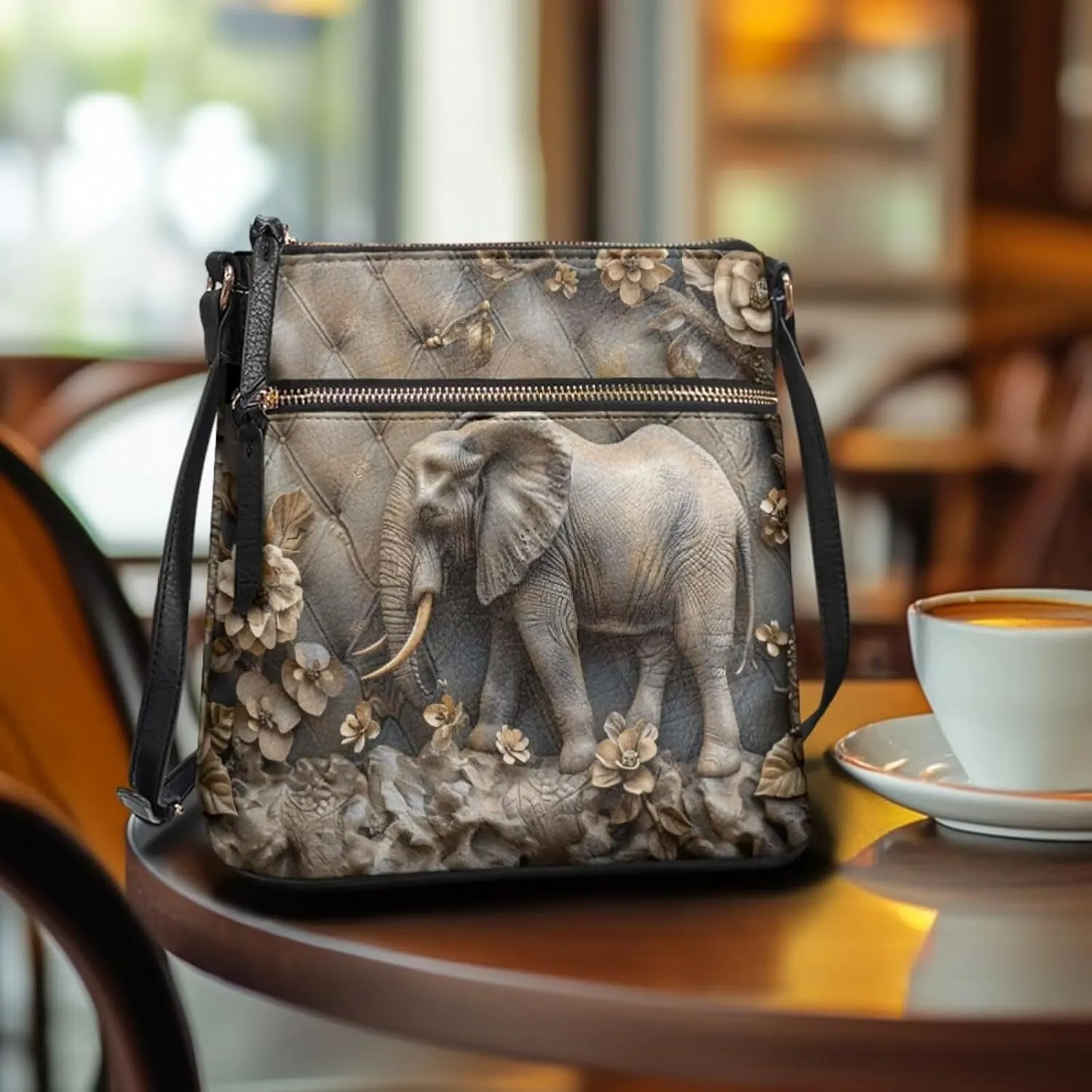Women Hobo Bag Crossbody Shoulder Purse Multi Pocket Satchel Handbag with Adjustable Strap