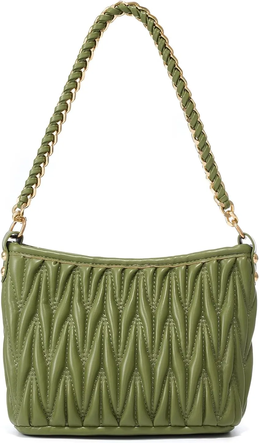 Women Hobo Handbag Quilted Crossbody Bags for Women Puffer Purse Clutch Purses Trendy Purses