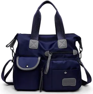 Women Ladies Multipocket Nylon Hobo Top-handle Bags Shoulder Crossbody Bag Totes Satchels Handbags and Purses…