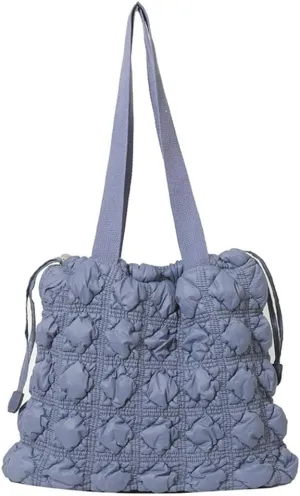 Women Quilted Shoulder Bag Large Capacity Puffer Lightweight Padding Tote Bag Hobo Satchel Handbag Zip Purse 2024