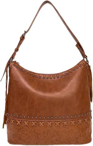 Women Retro Embossed Handbags Commuter Shoulder Bags Large Capacity Crossbody bag Zipper Purses