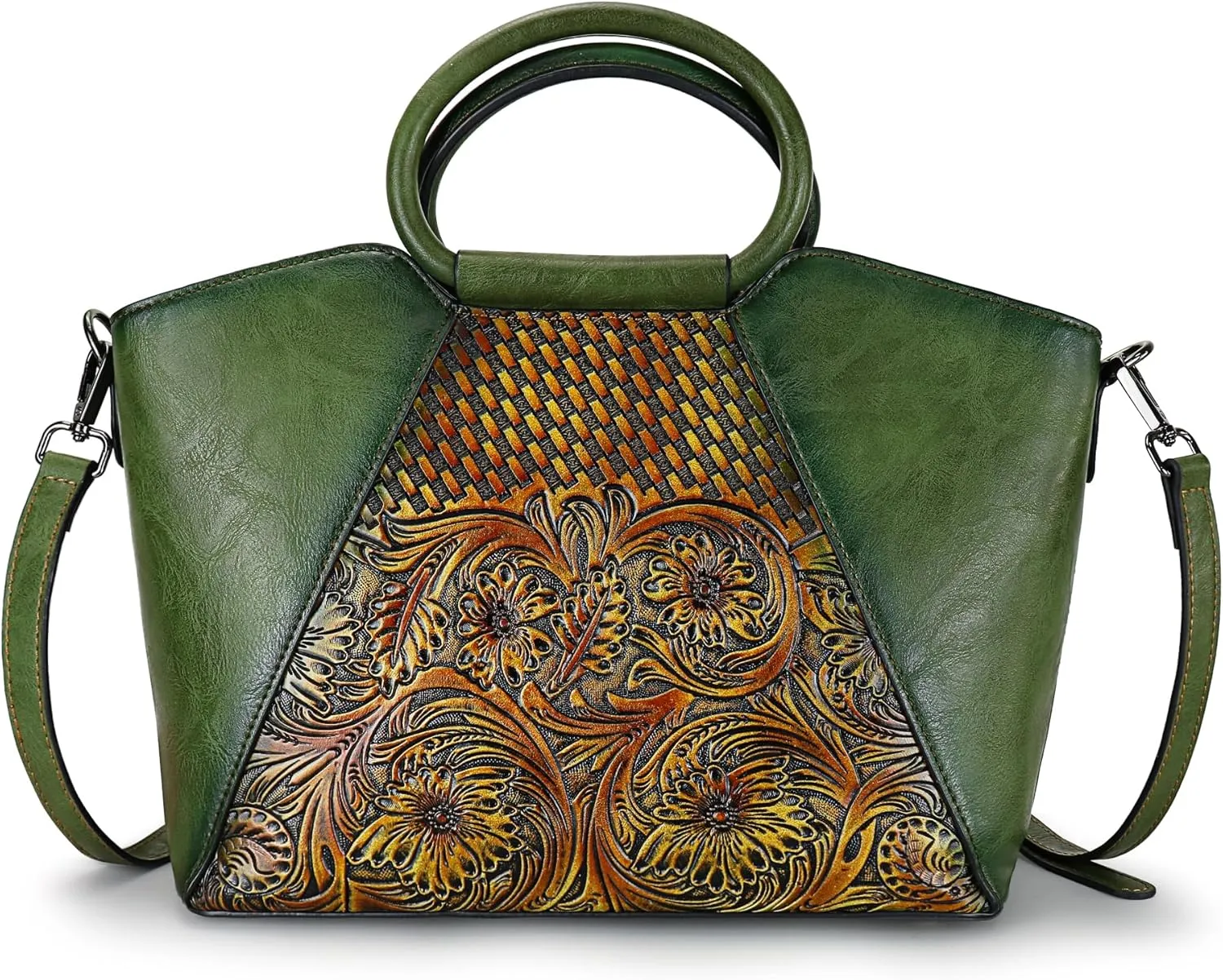 Women Satchel Handbags Crossbody Bag Top Handle Purse Medium Tote Bag Leather Shoulder Bag