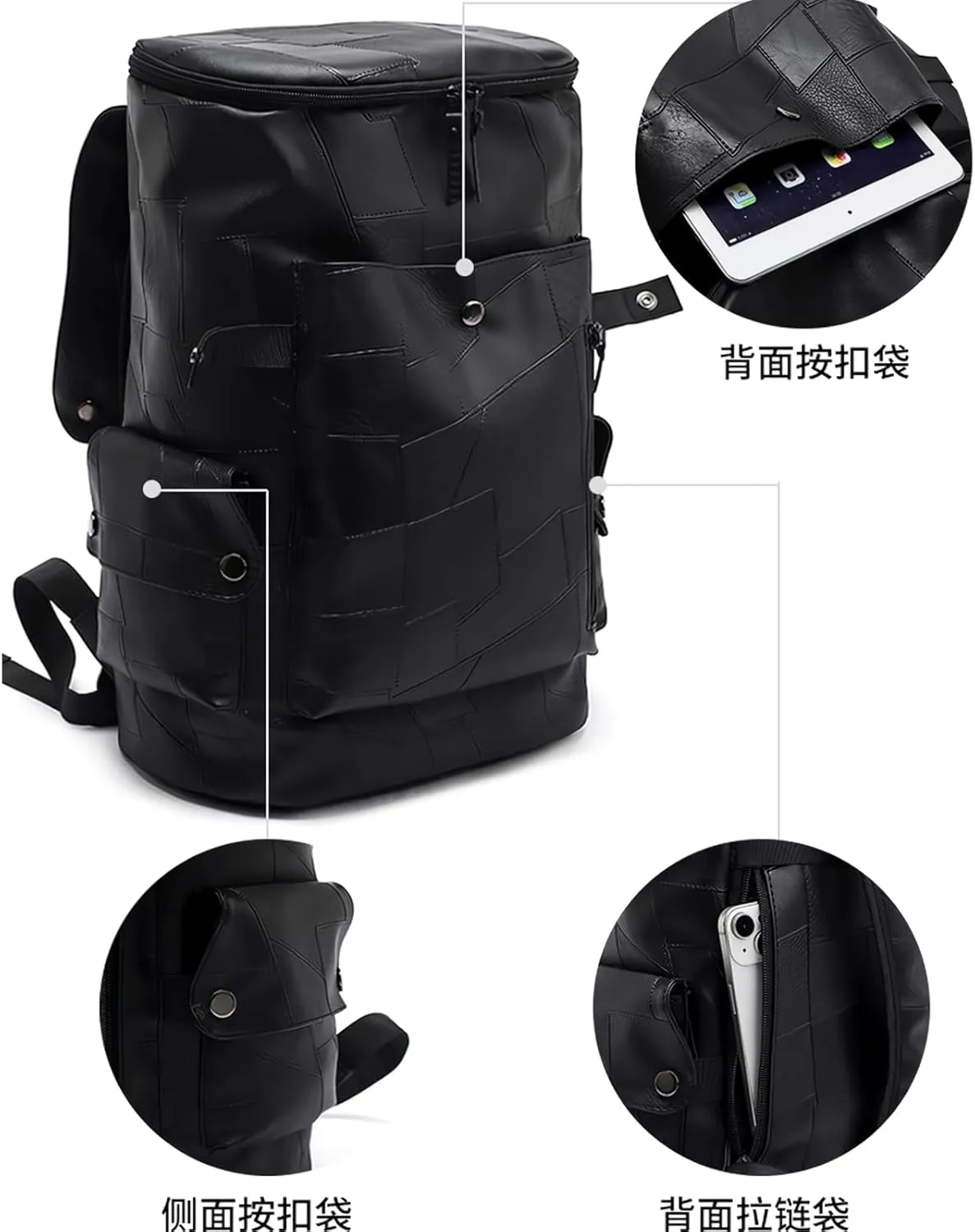 Womens Backpack Purse Leather Anti-theft Large Fashion Designer Travel Backpack Bag Men's Backpack Shoulder Bags
