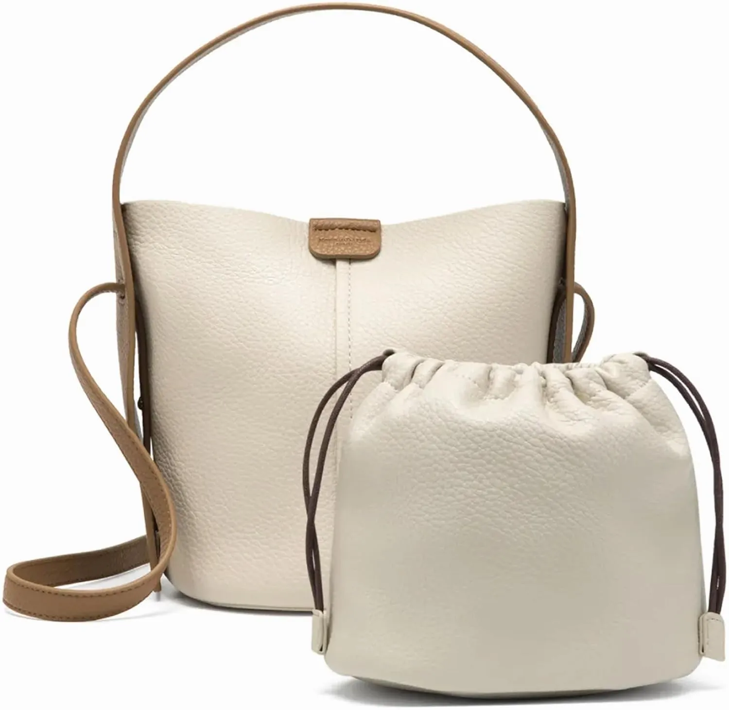 Women's Bucket Bags and Purses Small Drawstring Handbags Hobo Purse Top-handle Crossbody Bag For Women