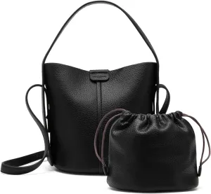 Women's Bucket Bags and Purses Small Drawstring Handbags Hobo Purse Top-handle Crossbody Bag For Women