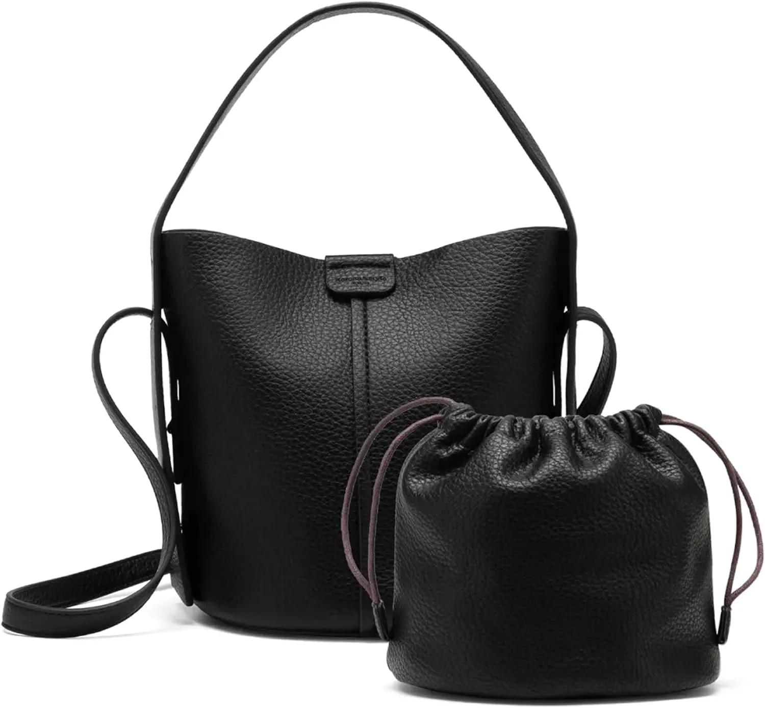 Women's Bucket Bags and Purses Small Drawstring Handbags Hobo Purse Top-handle Crossbody Bag For Women