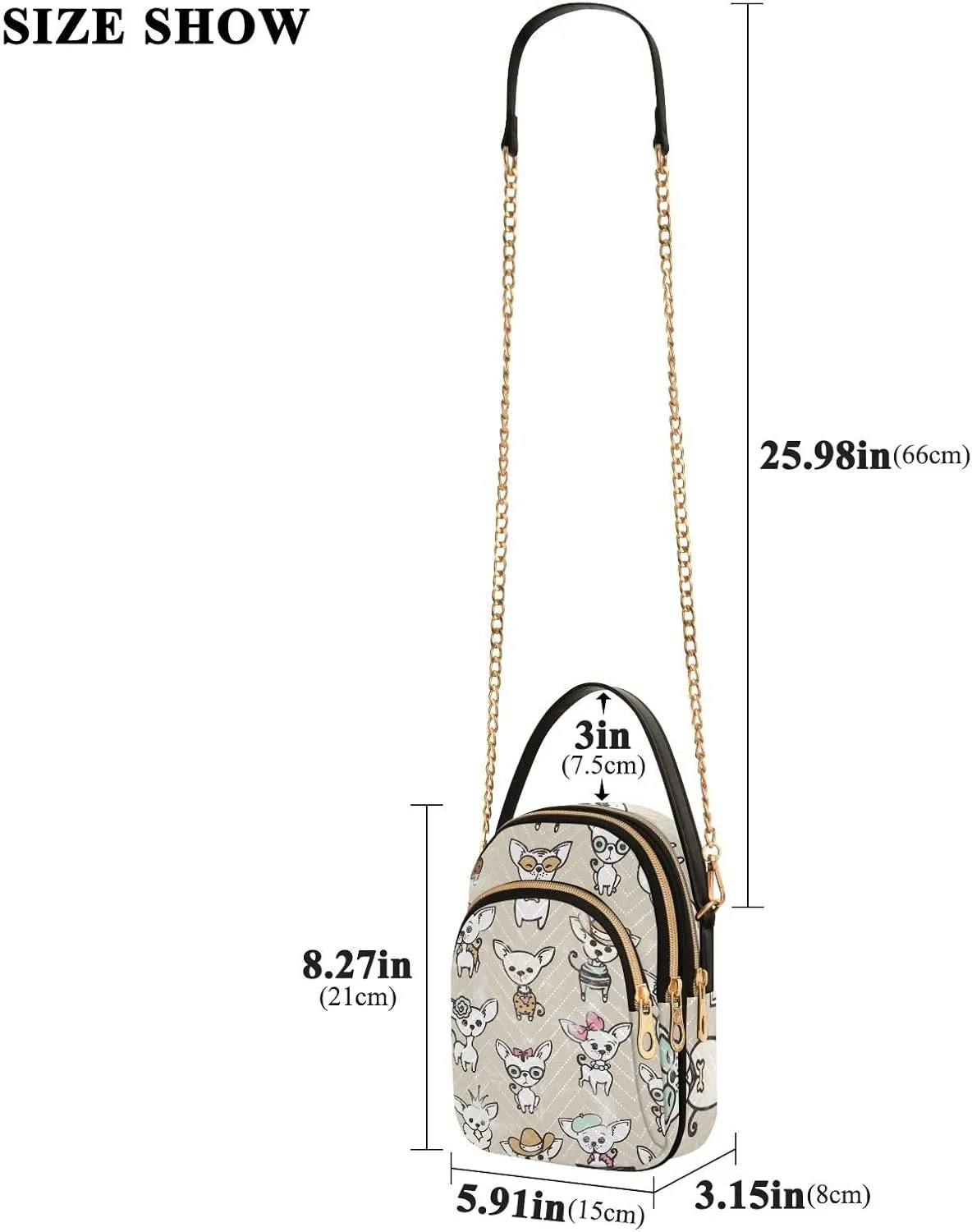 Women's Crossbody Handbags with Zipper Casual Leather Small Travel Purses Crossbody Bags for Ladies
