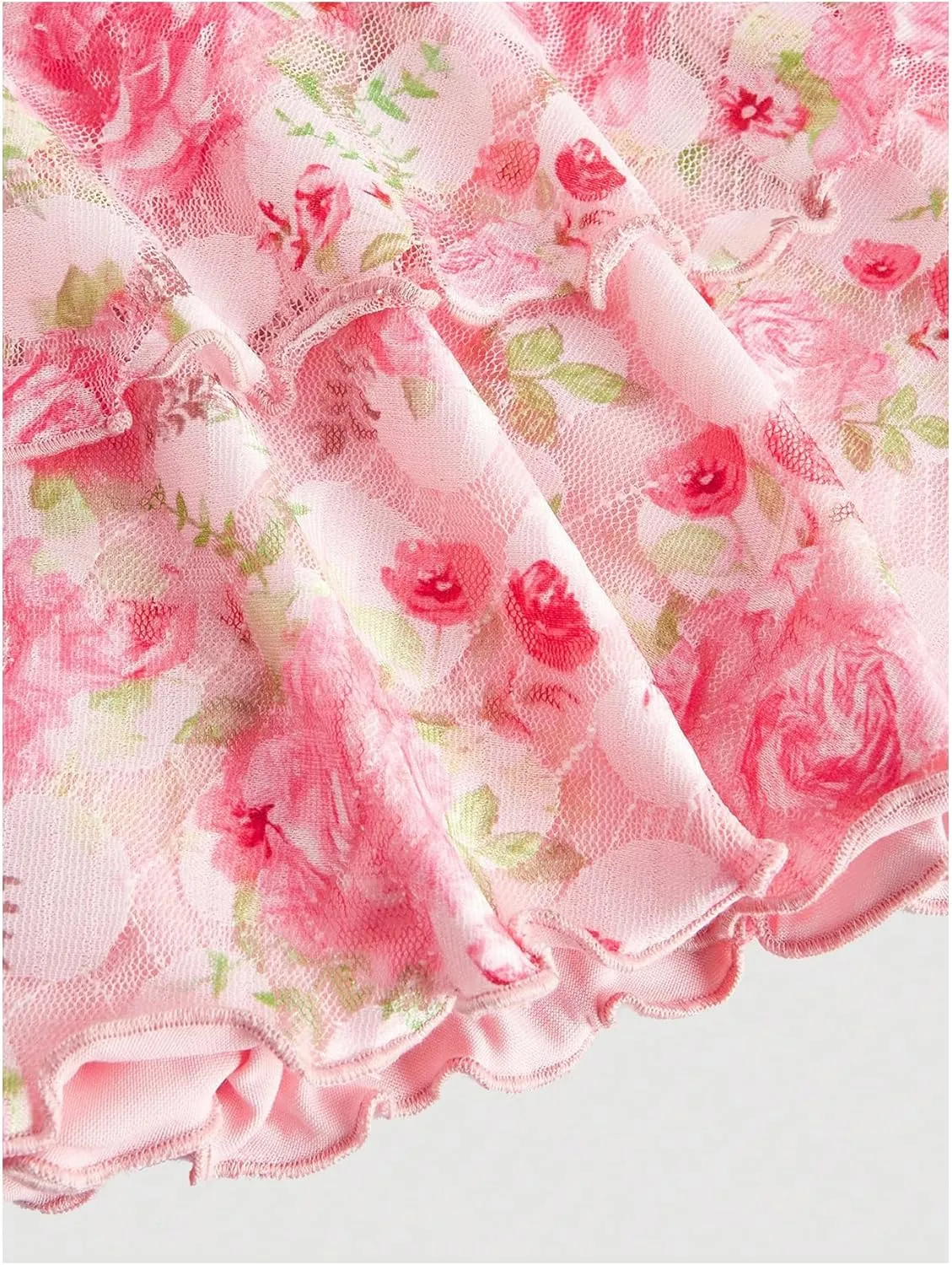 Women's Drawstring Bow Side Mini Skirts Tiered Layer Ruffle Elastic Waist Y2K Coquette Short Skirts