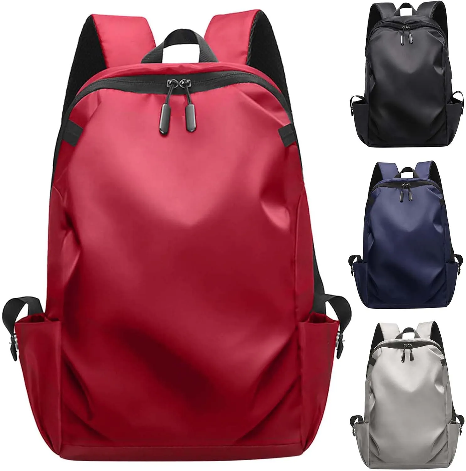 Women's Fashion Cloth Outdoor Travel Bag Lightweight Student School Bags Mini Vegan Leather Backpack for Woman(Black)