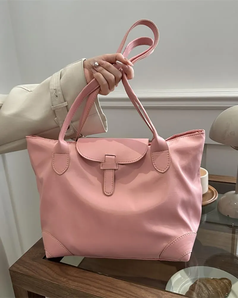 Womens Fashion Tote Bags Large Capacity Shoulder Purse Work Travel Handbag Casual Canvas Top Handle Satchel