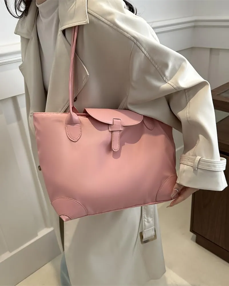 Womens Fashion Tote Bags Large Capacity Shoulder Purse Work Travel Handbag Casual Canvas Top Handle Satchel