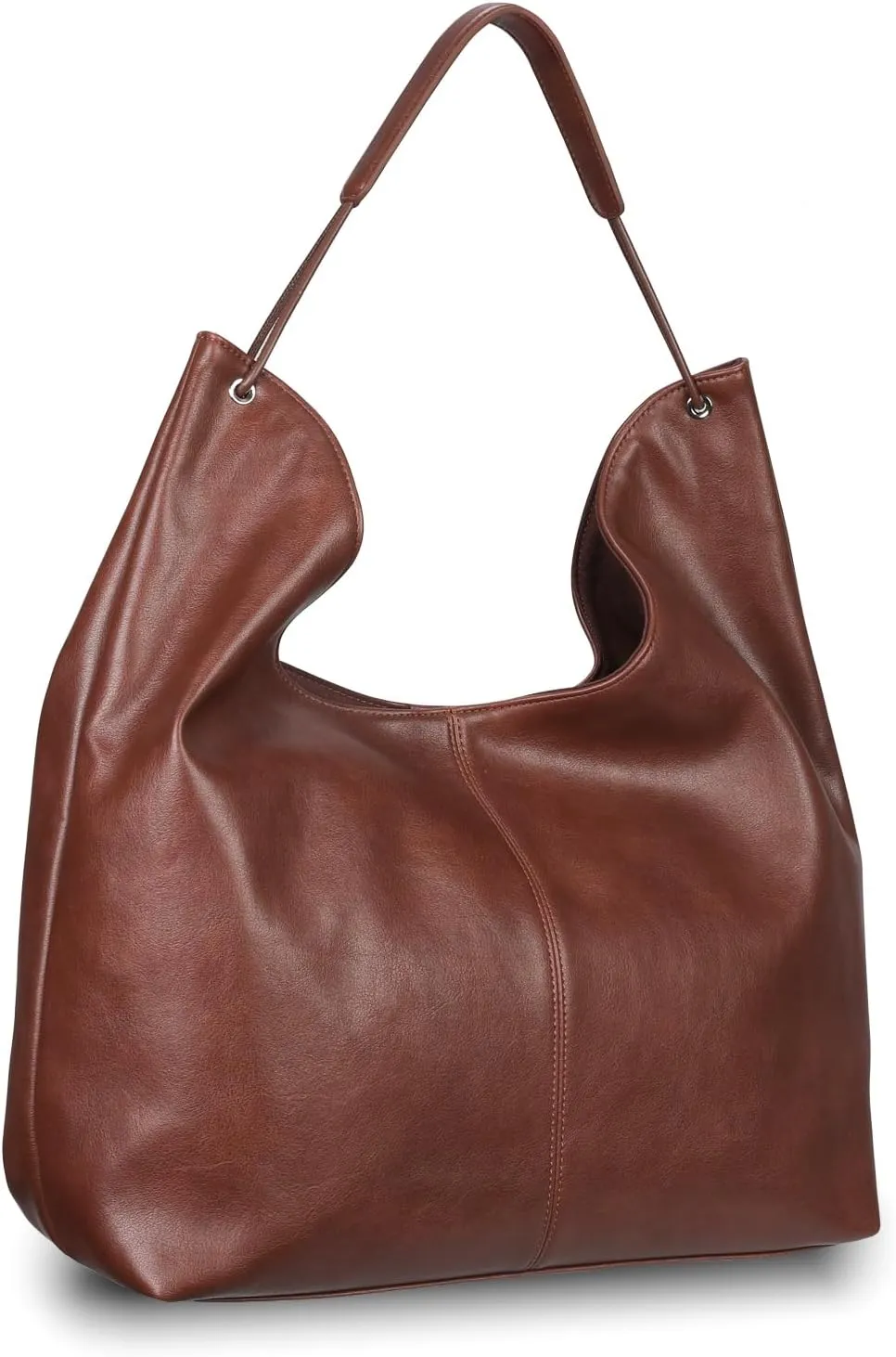 Women's Handbag Trendy PU Leather Hobo Purses Shoulder Crossbody Bag Minimalist