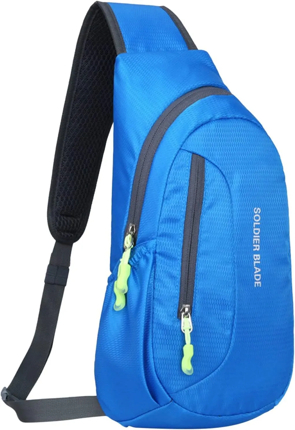Women's Hiking Backpack Soft Leather Travel Purse Crossbody Wallet Purses with Card Slots Mens Work Backpack(Blue, A)