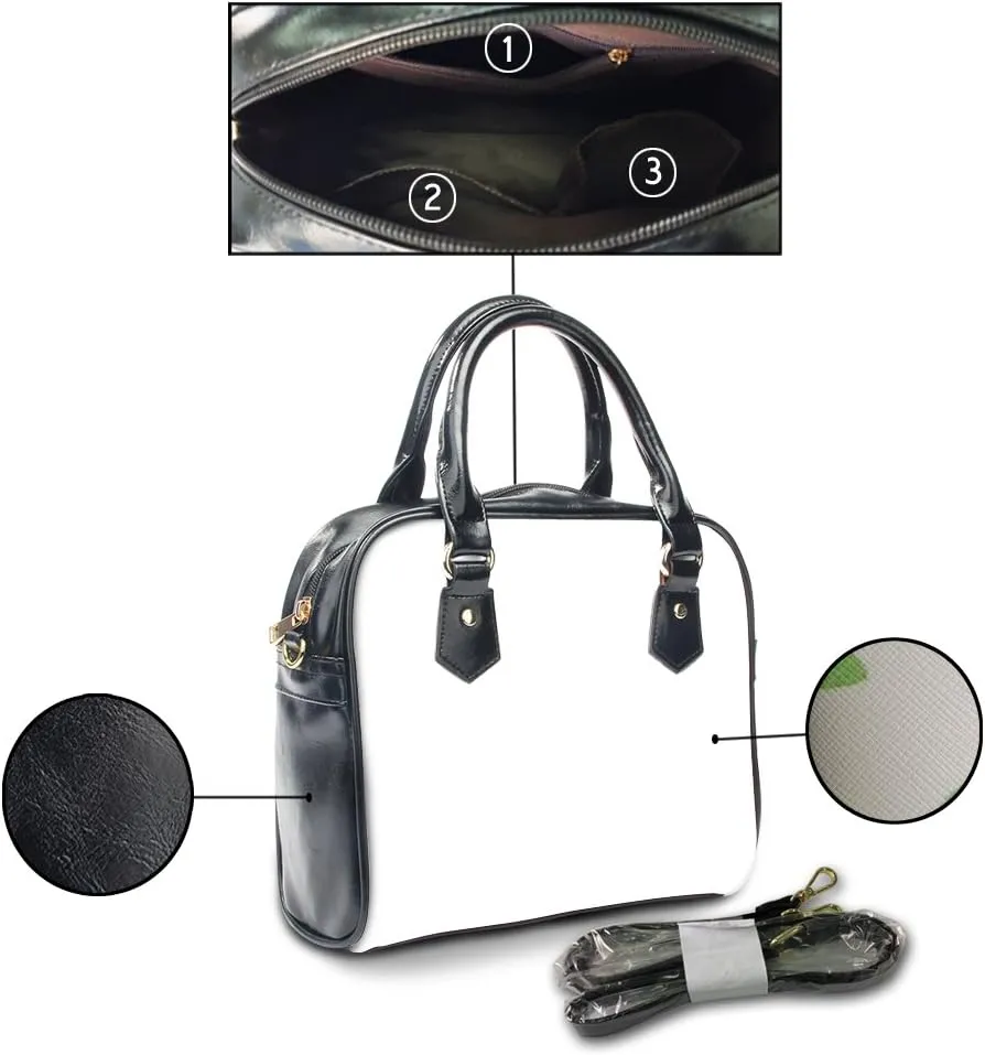 Womens Purse and Handbag Waterproof Top Handle Handbag Leather Satchel Shoulder Bag